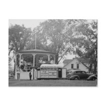 Bandstand, Craftsbury, Vermont Vintage Post Cards