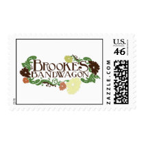 Bandwagon_Logo_wflowers Postage Stamps