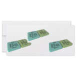 Bane as Ba Barium and Ne Neon Rack Card Template