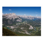 Banff Aerial View Post Card