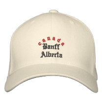 Banff Alberta, Canada Hat Embroidered Baseball Cap