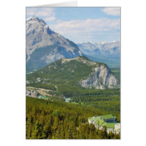 Banff Canada Seen From The Sulphur untain Gondol Card