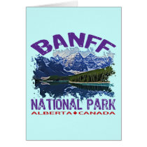Banff National Park, Alberta Canada Greeting Card