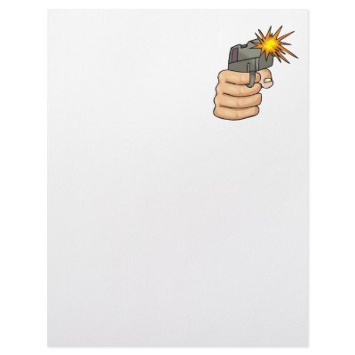 Bang Bang Custom Letterhead by Violentville