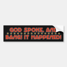 Bang Bumper Stickers