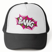 Bang Cartoon Pow Zap Hats