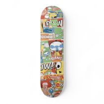BANG! Colorful Comic Aleloop Skateboard.