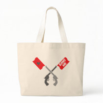 BANG ME guns crossed Tote Bags