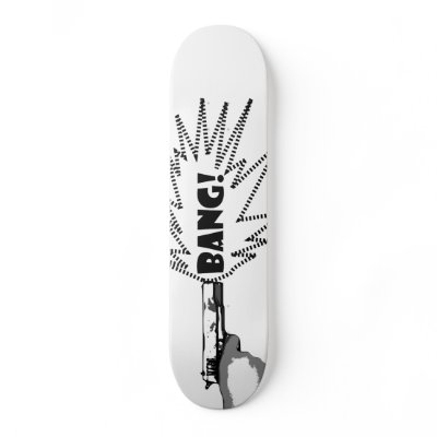 BANG! SKATEBOARD DECKS by ZombieHuntersHQ