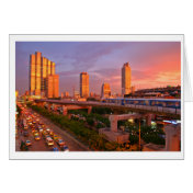 Bangkok Sky Train Sunset