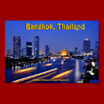 Bangkok, Thailand Poster By Mojisola A Gbadamosi posters