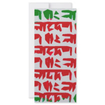 Bangladesh Bengali Flag Customized Rack Card