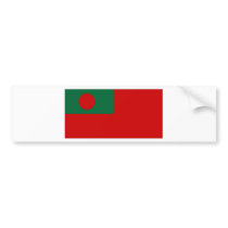 Bangladesh Civil Ensign Flag Bumper Sticker