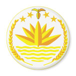 Bangladesh  Coat of arms BD Refrigerator Magnets