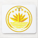 Bangladesh  Coat of arms BD Mousepads