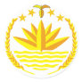 Bangladesh  Coat of arms BD Stickers