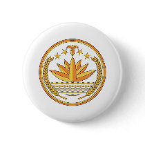 Bangladesh Coat Of Arms Pinback Button