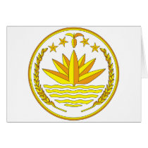 Bangladesh coat of arms cards