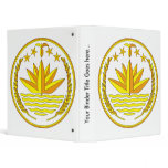 Bangladesh Coat of Arms detail Vinyl Binders