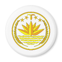 Bangladesh coat of arms fridge magnet