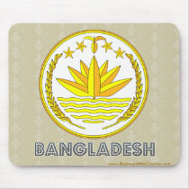 Bangladesh Coat of Arms Mouse Pad