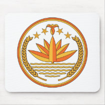 Bangladesh Coat of Arms Mousepad