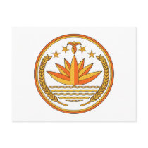 Bangladesh Coat of Arms postcards by FlagTshirts Bangladesh Coat of Arms postcards