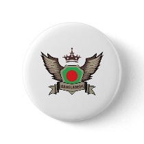 Bangladesh Emblem Pinback Button