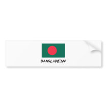 Bangladesh Flag bumper stickers by flagshirt Bangladesh Flag bumper stickers