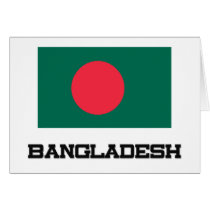Bangladesh Flag Greeting Card