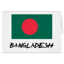 Bangladesh Flag Card