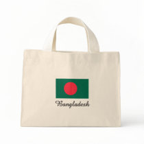 Bangladesh Flag Design Tote Bag