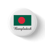 Bangladesh Flag Design Pinback Button
