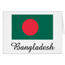 Bangladesh Flag Design Card