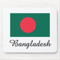 Bangladesh Flag Design Mouse Mats