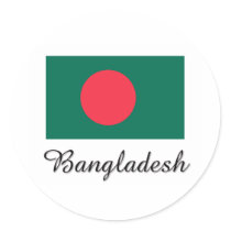 Bangladesh Flag Design Stickers