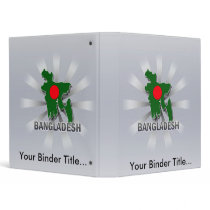Bangladesh Flag Map 2.0 3 Ring Binder