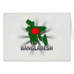 Bangladesh Flag Map 2.0 Card