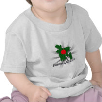 Bangladesh Flag Map 2.0 T Shirt