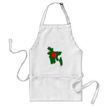 Bangladesh flag map aprons