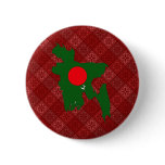 Bangladesh Flag Map full size Button