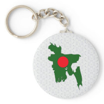 Bangladesh Flag Map full size Keychains