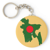 Bangladesh flag map key chains