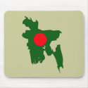 Bangladesh flag map mousepads by FlagStore Bangladesh flag map mousepads