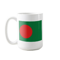 Bangladesh Flag & Map Mug by FlagAndMap Bangladesh Flag & Map Mug