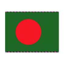Bangladesh Flag Postcard