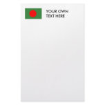 Bangladesh Flag Custom Stationery