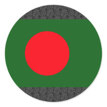 Bangladesh Flag Round Sticker