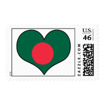 Bangladesh Heart Stamps