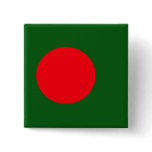 Bangladesh High quality Flag Pinback Button